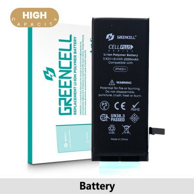 Greencell (High Capacity 2200mAh) iPhone 6s Replacement Battery with Adhesive Strips Greencell (High Capacity 2200mAh) iPhone 6s Replacement Battery with Adhesive Strips